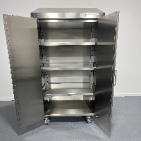 Stainless Steel Cabinet Storage with 2 doors - Carts, Racking, and Shelving image 2